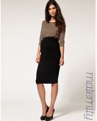 ASOS Collection Asos Maternity Jersey Pencil Skirt - Lyst