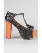 Jeffrey Campbell The Foxy Shoe in Black Glitter - Lyst