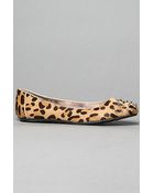 Senso Diffusion The Evita Flat in Beige Leopard Pony - Lyst