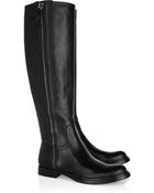 Miu Miu Leather Knee Boots - Lyst