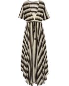 By Malene Birger Striped Cotton-blend Voile Maxi Dress - Lyst