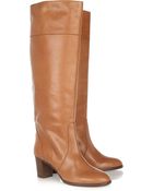 J.Crew Booker Leather Knee Boots - Lyst