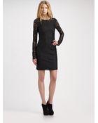 McQ by Alexander McQueen Lace Mini Dress - Lyst