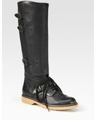 See By Chloé Leather Knee-high Boots - Lyst