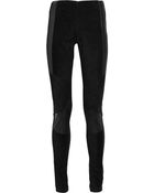Surface To Air Suede-paneled Cotton-jersey Leggings - Lyst