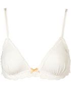 Topshop Spot Mesh Triangle Bra - Lyst