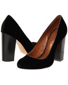 Juicy Couture Rosa - Black Velvet Pump - Lyst