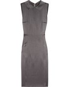 Roland Mouret Tennyson Hammered Silk-blend Satin Dress - Lyst