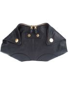 Alexander McQueen De Manta Clutch - Lyst