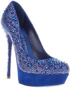 Gianmarco Lorenzi Crystal Embellished Pump - Lyst