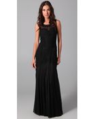 Temperley London Long Fan Lace Dress - Lyst