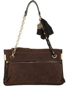 Lanvin Suede Amalia Mm Bag - Lyst