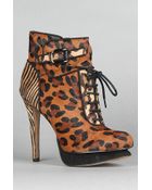 Sam Edelman The Uma Shoe in Brown Leopard Multi - Lyst