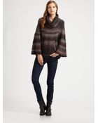 Splendid Ombré Chunky Knit Cowlneck Sweater - Lyst