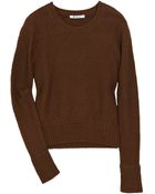 T By Alexander Wang Chunky-knit Cotton Sweater - Lyst