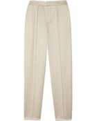 Chloé Cropped Wool Pants - Lyst