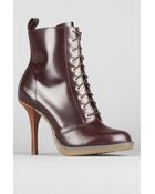 Dr. Martens The Kimora Bootie in Oxblood - Lyst