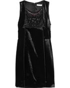 Matthew Williamson Embellished Velvet Shift Dress - Lyst
