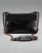 Lanvin Python Shoulder Bag - Lyst