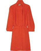 Tibi Bouclé Cotton-blend Coat - Lyst