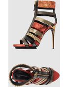 Diego Dolcini High Heeled Sandals - Lyst