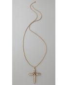 Low Luv X Erin Wasson Cross Necklace - Lyst