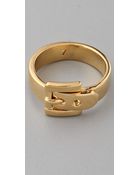 Michael Kors Jet Set Buckle Ring - Lyst