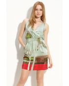 Charlie Jade Siena Print Silk Dress - Lyst