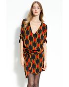 Diane von Furstenberg Edna V-neck Dress - Lyst