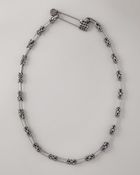 Lanvin Crystal Paperclip Necklace - Lyst