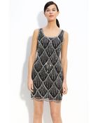 Pisarro Nights Scallop Beaded Tank Dress - Lyst