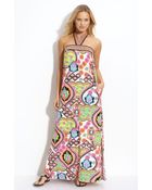 Trina Turk Long Cover-up Dress - Lyst
