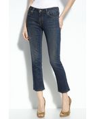 Vince Baby Bell Crop Flare Leg Stretch Jeans - Lyst