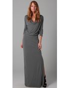 Halston Heritage Cowl Neck Gown - Lyst
