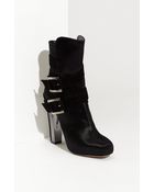 B Brian Atwood Enrika Satin Boot - Lyst