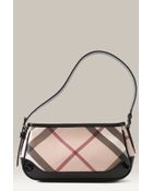 Burberry Check Print Shoulder Bag - Lyst