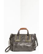 Chloé Ethel Lambskin & Goatskin Leather Top Handle Satchel - Lyst