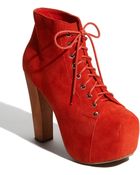 Jeffrey Campbell Lita Suede Bootie - Lyst