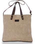 Lucky Brand Silverlake Canvas Convertible Tote Bag - Lyst