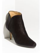 Oscar de la Renta Calf Hair Ankle Boot - Lyst