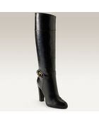 Ralph Lauren Collection Valentina Leather Boot - Lyst