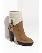 Tod's Shearling Boot - Lyst