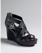 MICHAEL Michael Kors Robertson Wedge Platform Sandals - Lyst
