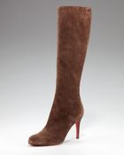 Christian Louboutin Simple Botta Suede Boot - Lyst