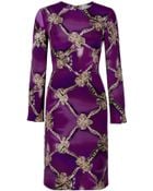 Mary Katrantzou Bow Print Shift Dress - Lyst