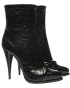Givenchy Leather Ankle Boots with Strap Detail - Lyst