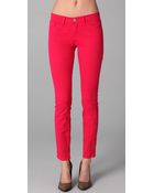 J Brand 811 Mid Rise Skinny Pants - Lyst
