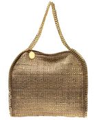 Stella McCartney Metallic Boucle Falabella Bag - Lyst