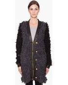 Rag & Bone Brent Coat in Charcoal/black - Lyst