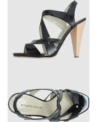 Studio Pollini High Heeled Sandals - Lyst